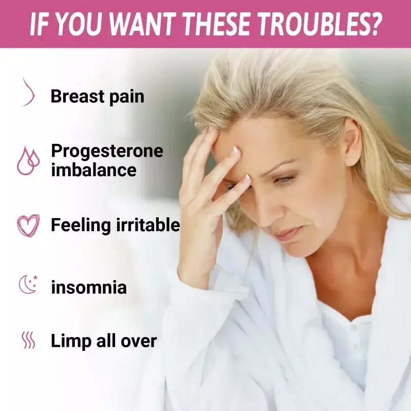 كريم تخفيف هرمون الاستروجين للنساء ، توازن القلق ، الهرمونات الأنثوية البروجسترون ، والحد من تقلبات المزاج ، والتهاب