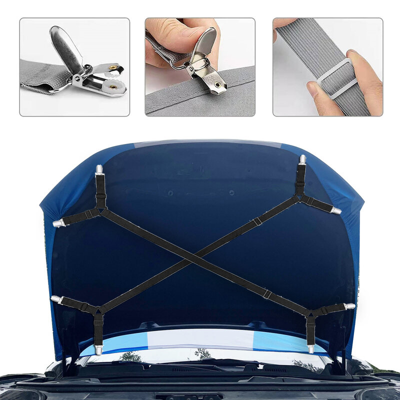 غطاء سيارة بوليستر مع أقمشة مرنة ، أعلام بيروفية ، يمكن غسله مناسب لسيارات الرباعي الكبيرة والبيك آب ، 3.3X ، 5FT ، 6X7FT100 ٪ بوليستر