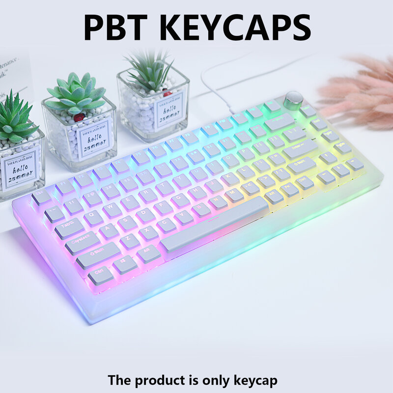 PBT بودنغ كيكابس 129 مفاتيح Keycap OEM الشخصي مفتاح غطاء للوحة المفاتيح الميكانيكية عدة Mx التبديل RGB الخلفية 87 104 لوحات مفاتيح اللاعبين