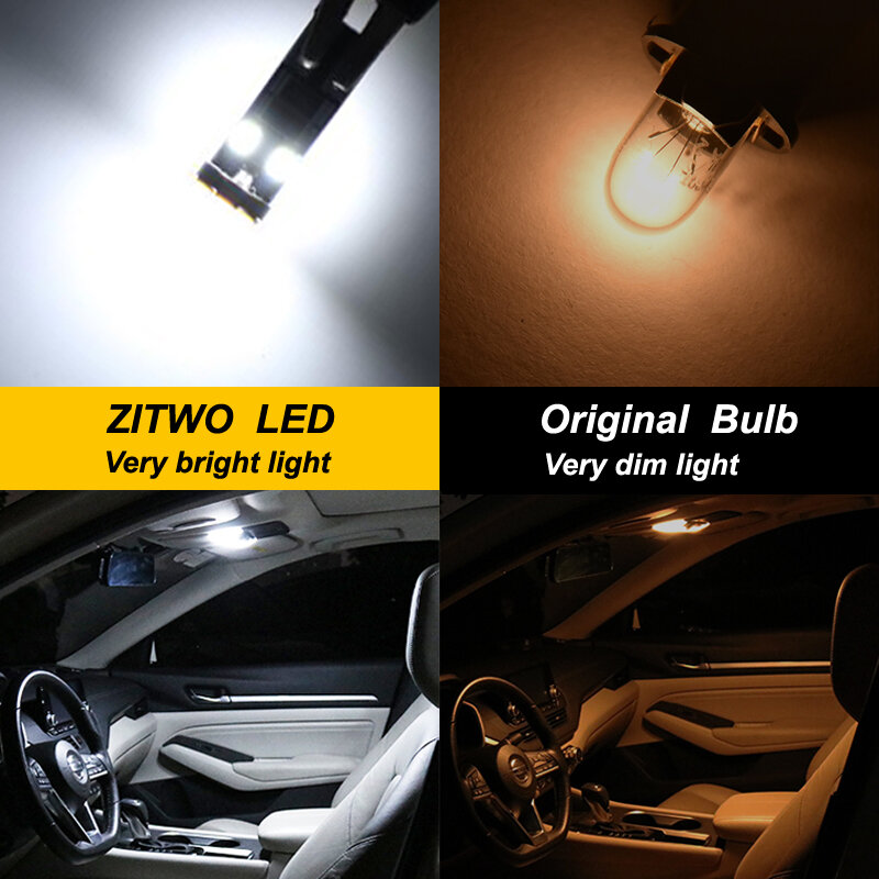 ZITWO-LED الداخلية قبة القراءة لوحة ضوء عدة ، اكسسوارات السيارات لمبة لكزس CT200h ، 2011- 2017 ، 2018 ، 2019 ، 2020 ، 2021 ، 2022 ، ، 10 قطعة