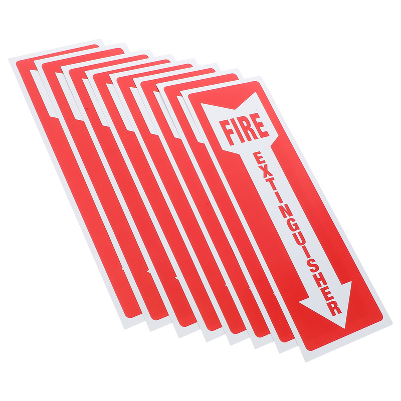 ملصق طفاية حريق لمتاجر البيع بالتجزئة ، ذاتية اللصق ، علامة ، 8 *
