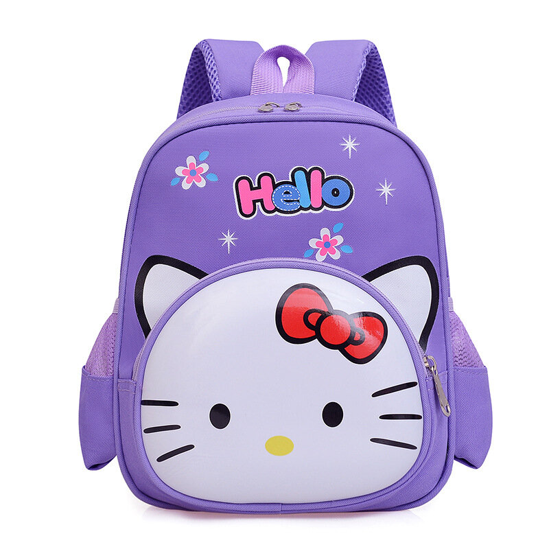 مرحبا كيتي حقيبة مدرسية للأطفال ، روضة أطفال لطيفة ، حقيبة ظهر صلبة من الكرتون للأطفال ، أولاد وبنات ، سعة كبيرة ، جديدة