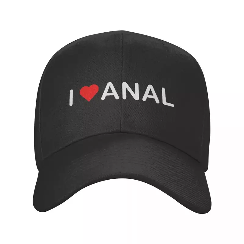قبعة بيسبول للجنسين ، أنا أحب الشرج ، قبعة أبي قابلة للتعديل ، قبعات سناباك خارجية للرجال والنساء ، قبعات صيفية