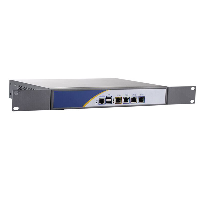 جهاز كمبيوتر جهاز أمن شبكة جدار الحماية ، ARS01/ARS31 ، 4xIntel جيجابت LAN ، Mikrotik Pfsense VPN مروحة COM VGA 2USB