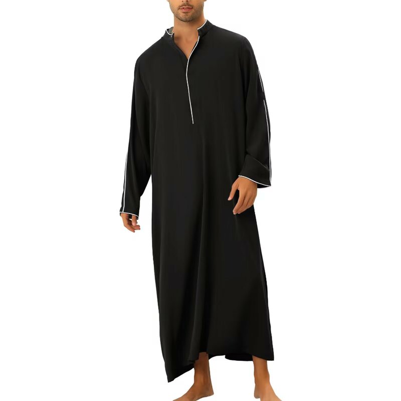 ثوب رجالي مسلم تقليدي عباية عيد الفطر السعودي صلاة جبا ثوب قميص قفطان ملابس إسلامية