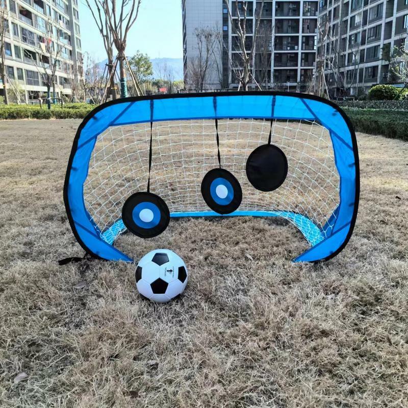 هدف كرة قدم قابل للطي للأطفال ، شبكة هدف كرة القدم ، ملعب الفناء الخلفي ، 4 أوضاع