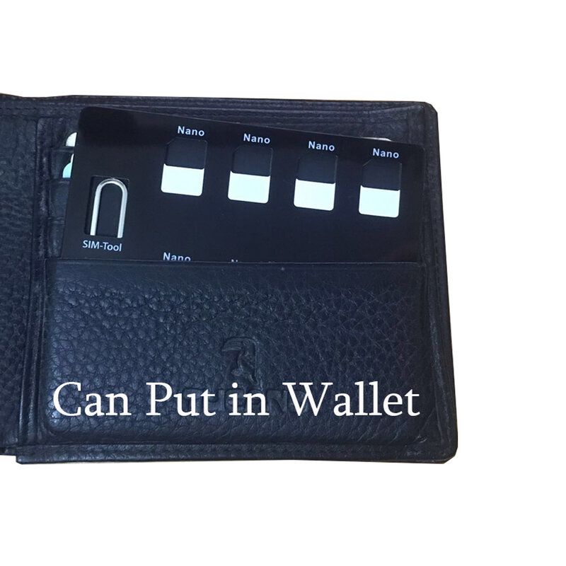 بطاقة نانو وحامل دبوس ، يحمل 8 بطاقات نانو ودبوس الهاتف