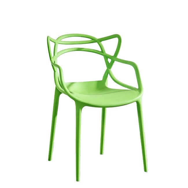 كرسي بلاستيكي لتناول الطعام ، بسيط وغير رسمي ، على الطراز الاسكندنافي ، حديث وبسيط ، الأفضل مبيعًا