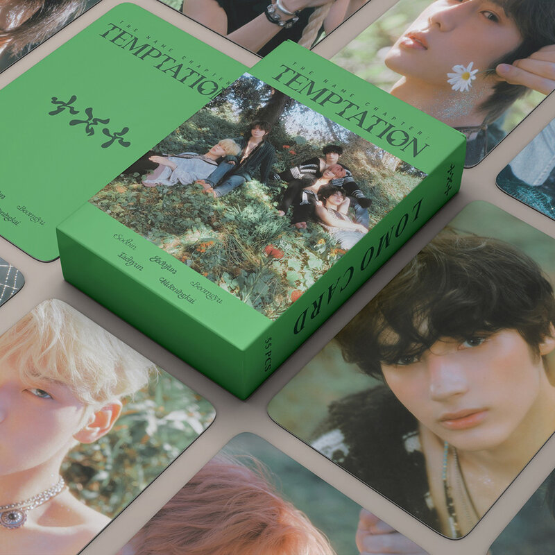 55 قطعة Kpop TXT ألبوم جديد الخميس الطفل لومو بطاقة صور تجميد بطاقة الصورة الكورية موضة بنين المشارك صورة المشجعين الهدايا