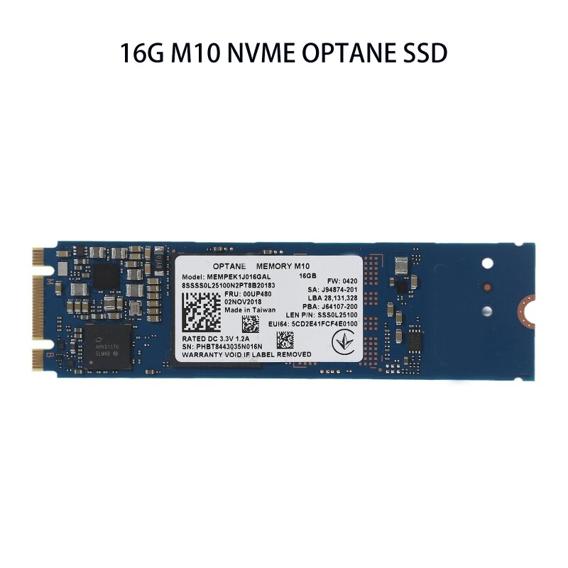 إنتل Optane M10 16G SSD محرك الأقراص الداخلية SSD سرعة الكتابة السريعة