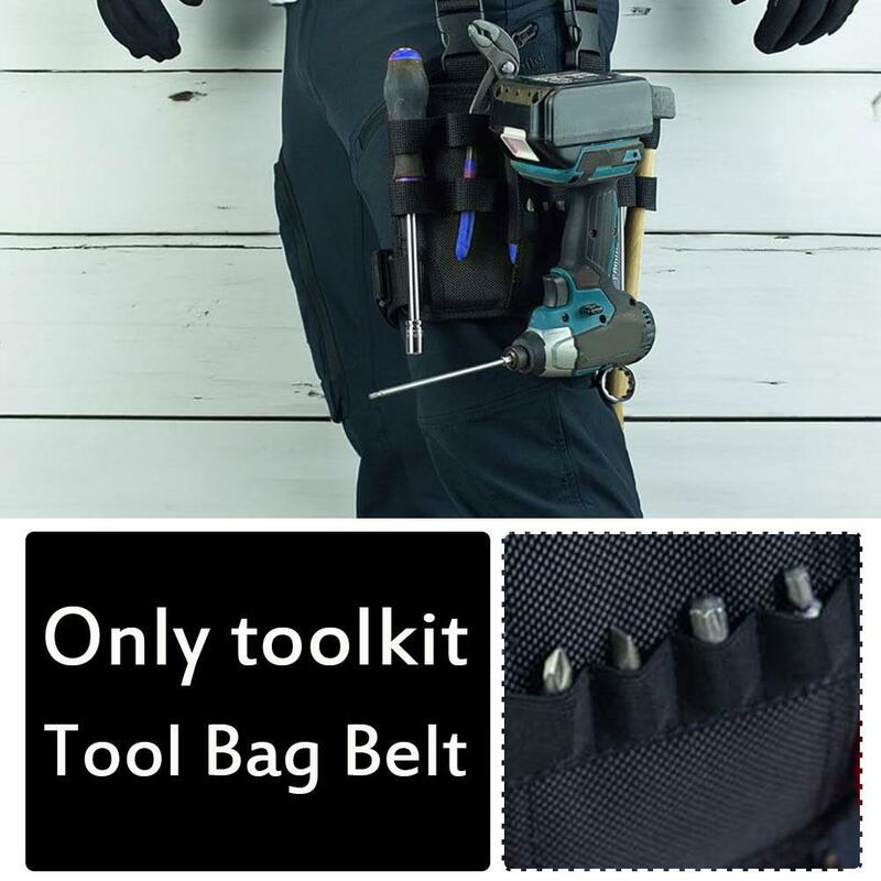 حزام حقيبة أدوات لأعمال الساق ، حقيبة منظم ، حقيبة خصر تكتيكية ، حامل أدوات ، عامل صيانة ، أدوات نجار