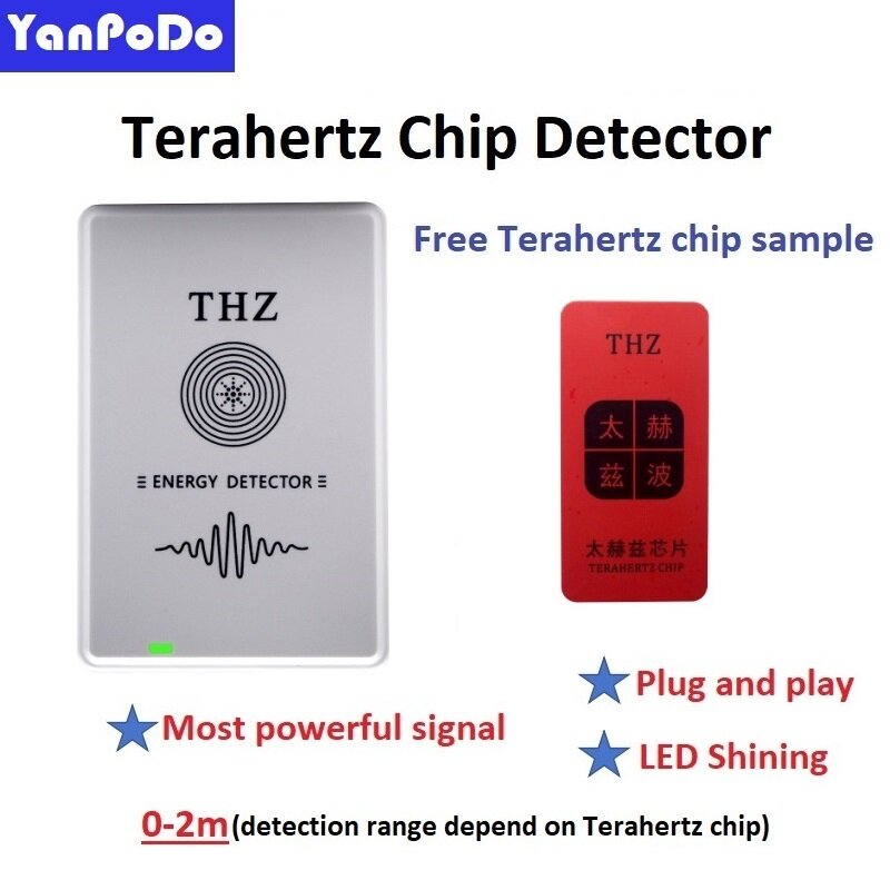 رقاقة Terahertz عالية الحساسية ، كمية مزروعة THZ ، بطاقة طاقة للكشف عن نعل كأس المشط ، 10 في اللوت