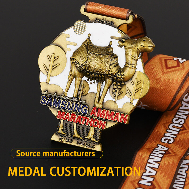 ميدالية التخصيص الميداليات الرياضية الذهب والفضة والبرونز الحرة طباعة مخصص ماراثون ميدالية رياضة الجري مباراة معدنية مخصصة