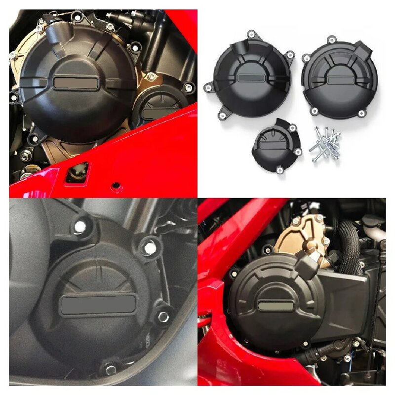 أغطية أغطية غطاء محرك الدراجة النارية ، مجموعات الحراسة الثانوية ، لهوندا CBR500R ، CB500X ، CB500F ، CB ، 500F ، ABS-our x