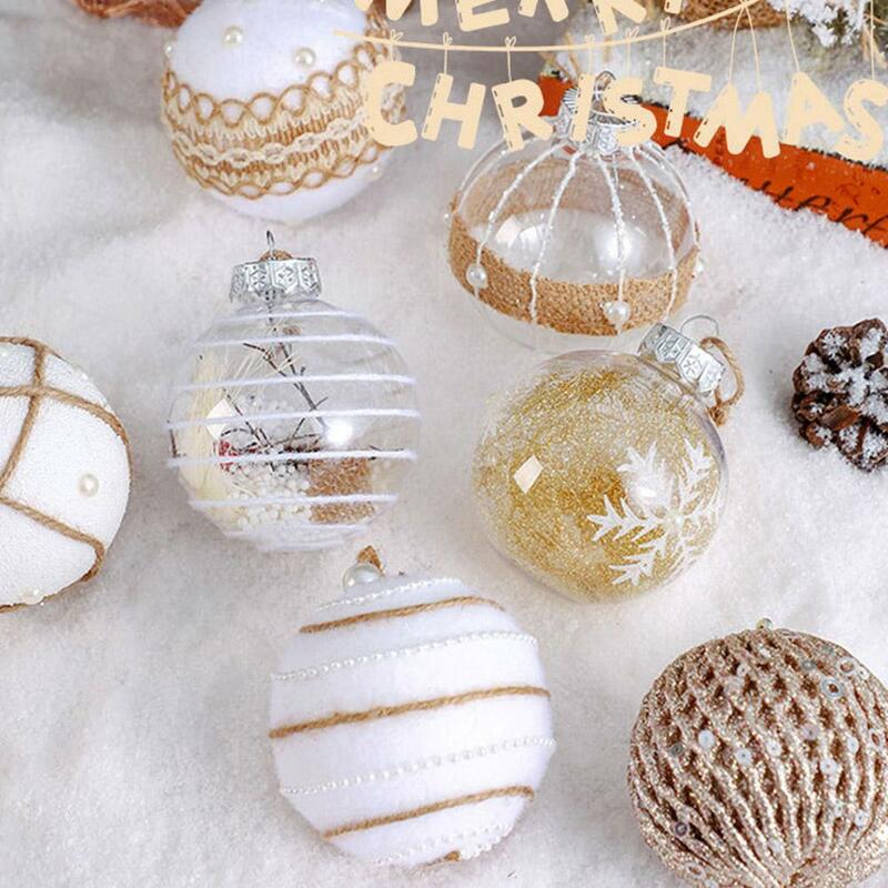 الشمبانيا الكرة الملونة لشجرة عيد الميلاد ، الكرة هدية صندوق ، الحلي الزخرفية ، تخطيط المشهد ، صور الدعائم ، نافذة المعرض ، 8 سنتيمتر