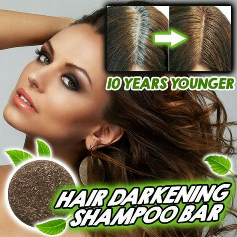 بوليغونوم الشعر سواد الشامبو بار ، الصلبة تنظيف الصابون ، الشعر الطبيعي ، تعزيز تغذية جذور الشعر