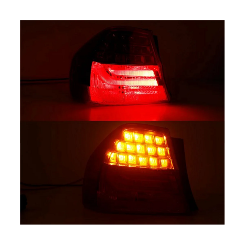اليسار واليمين سيارة الذيل ضوء ، المصباح الخلفي ، ضوء الفرامل لسيارات BMW E90 ، 3 سلسلة ، 2008 ، 2009 ، 2010 ، 2011 ، 63217289425 ، 63217289426 ، 1 زوج