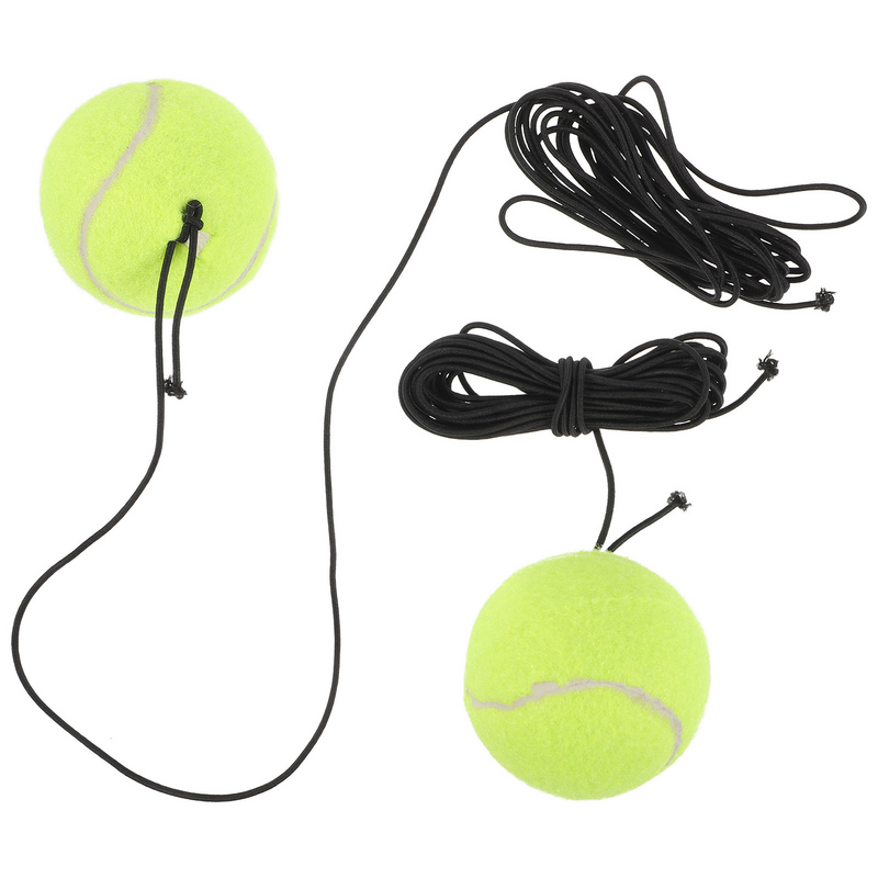 كرة مطاطية متعددة الوظائف للكلاب ، لعبة تنس للتدريب التفاعلي ، ممارسة فردية ، للبالغين ، سائبة ، 2 *