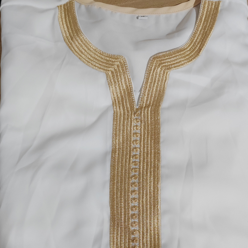 ملابس إسلامية رجالية ملابس عربية مطرزة جوبا ثبس قميس أوم قفطان قفطان صلاة العيد عبايات باكستاني
