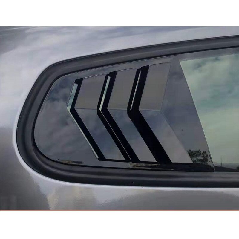 غطاء كوة نافذة السيارة الجانبية فتحة تهوية سطح الكربون نمط سبويلر ديكور ل Scirocco 2009-2018