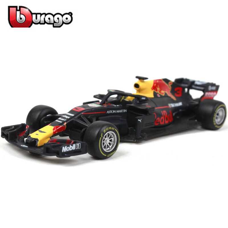 Bburago 1:43 2019 2021 RB16B RB15 RB14 RB13 RB12 #33 #3 F1 سباق الفورمولا سيارة ثابت محاكاة Diecast نموذج سبيكة سيارة