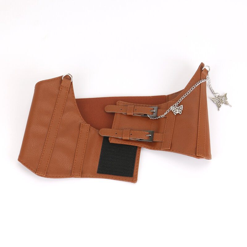 أحزمة الخصر الكلاسيكية مشد للمرأة أزياء ريترو Mmultiplecolour سلسلة مرنة تزيين حزام Cummerbund underالصدر لسيدة