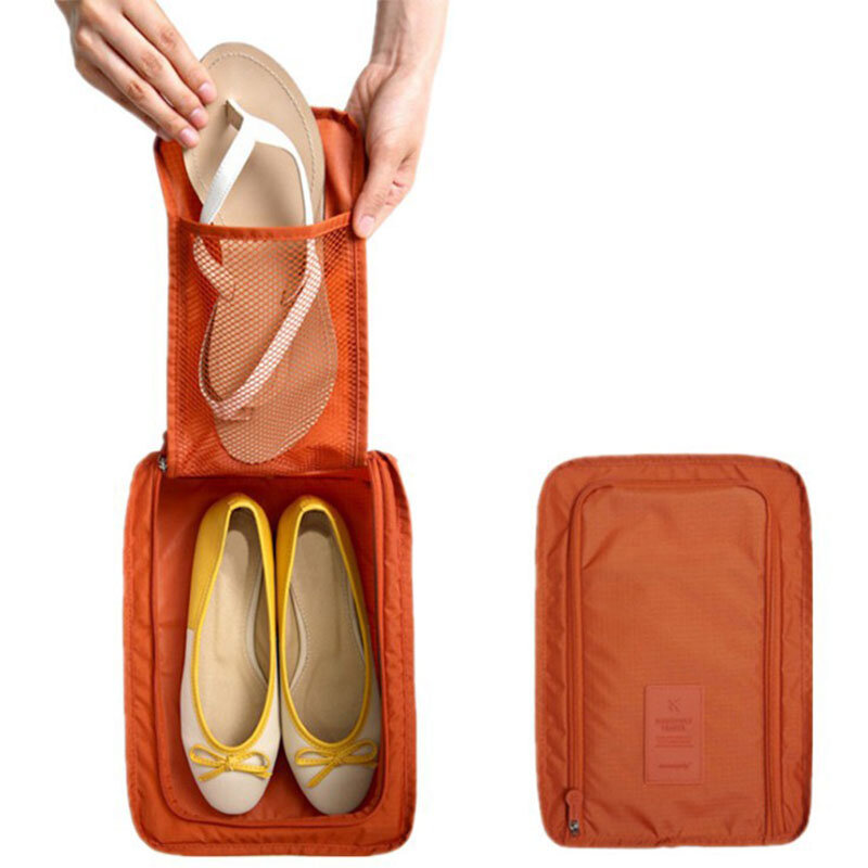 مقاوم للماء تنفس حذاء واحد حقيبة التخزين ، حقيبة سفر ، المحمولة ، طوي ، صغيرة ، حذاء رياضة ، 6 ألوان