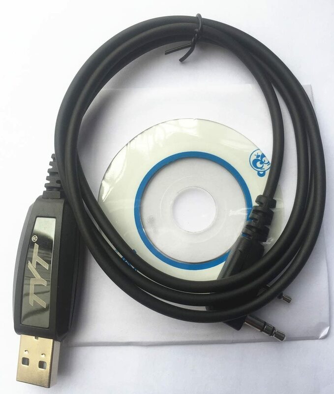 USB كابل البرمجة مع برنامج CD ل DMR الرقمية اتجاهين راديو TYT MD-380 و MD-390 MD-UV380