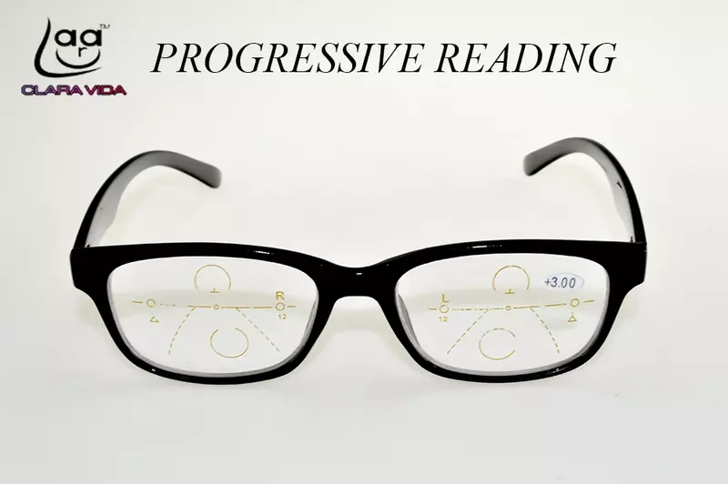 نظارات قراءة متعددة البؤر تقدمية للرجال والنساء ، نظارات قراءة ثنائية البؤرة ، بالإضافة إلى 1 ، + 1.5 ، + 2 ، + 2.5 ، + 3 ، 2019