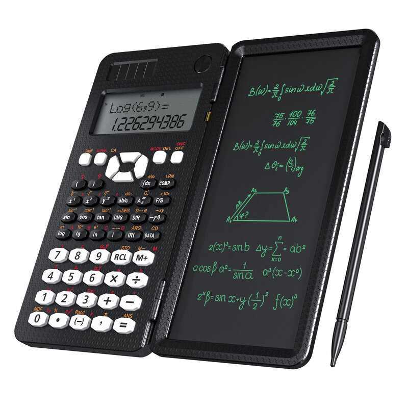 آلة حاسبة علمية مع قرص للكتابة ، آلة حاسبة هندسية ، آلة حاسبة مالية لطلاب المدارس والمكاتب ، وظائف 991MS 349