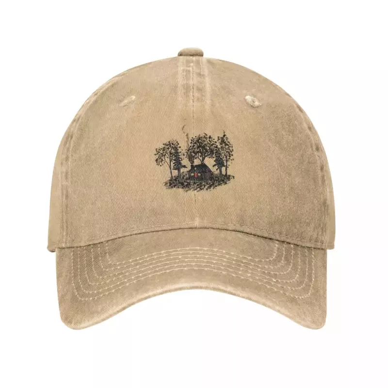 قبعة رعاة البقر المنزلية في الطبيعة ، قبعة نزهة الشاطئ للرجال والنساء