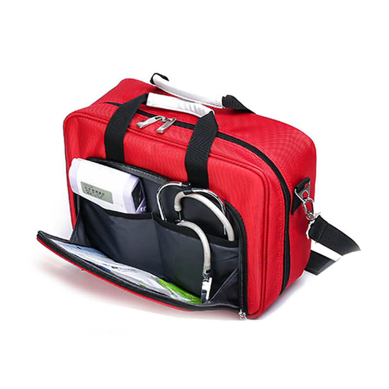 التخييم الإسعافات الأولية حقيبة فارغة حقيبة طبية حقيبة تخزين طبية مقاوم للماء متعددة الوظائف السفر دعوى الطوارئ بقاء
