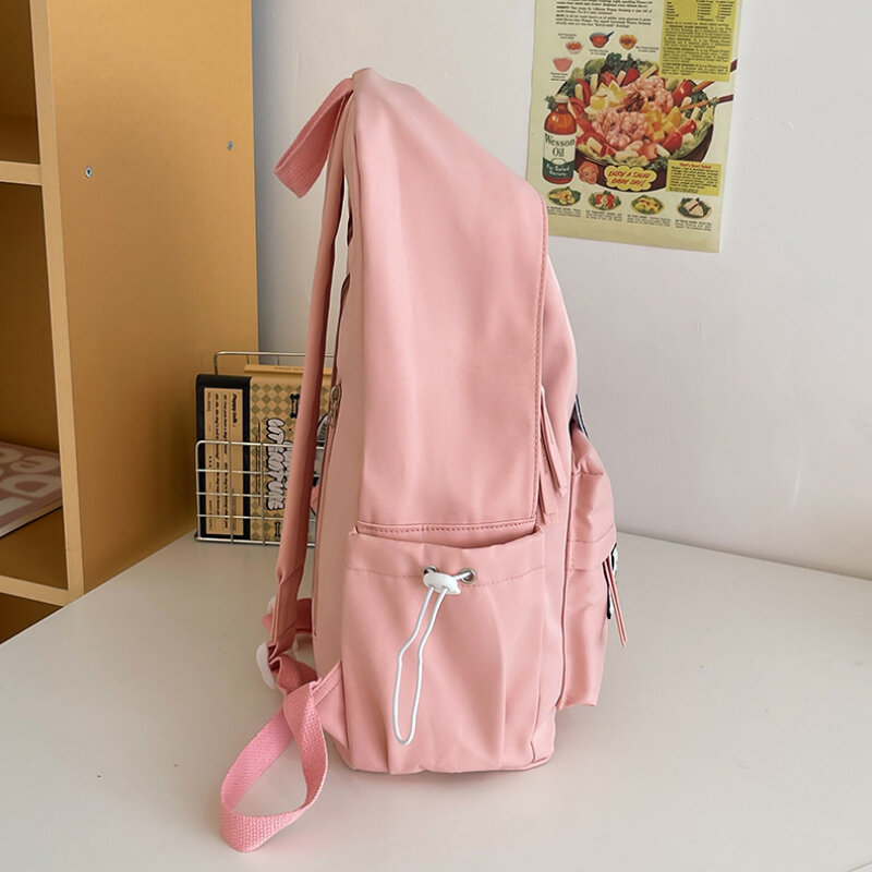 حقيبة ظهر نسائية برسوم كرتونية لطيفة من Hello Kitty ، حقيبة مدرسية للإناث ، طلاب المرحلة الإعدادية ، جديد ، موضة ، * *