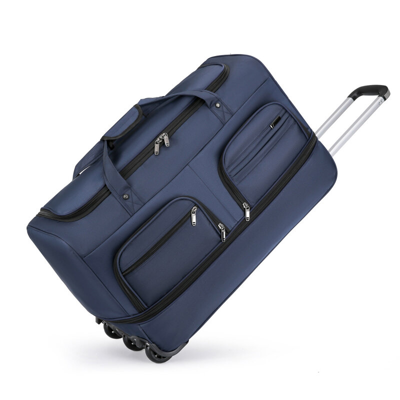 مقاوم للماء 18 بوصة أكسفورد القماش مع سبينر الرجال/النساء حقيبة عربة حقيبة سفر متعددة مقصورة الصعود حقيبة