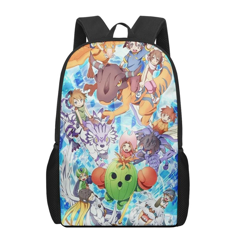 الرقمية الوحش Digimon ثلاثية الأبعاد نمط حقيبة مدرسية للأطفال الفتيات الفتيان كتاب غير رسمي حقائب الاطفال على ظهره الفتيان الفتيات الحقائب المدرسية Bagpa