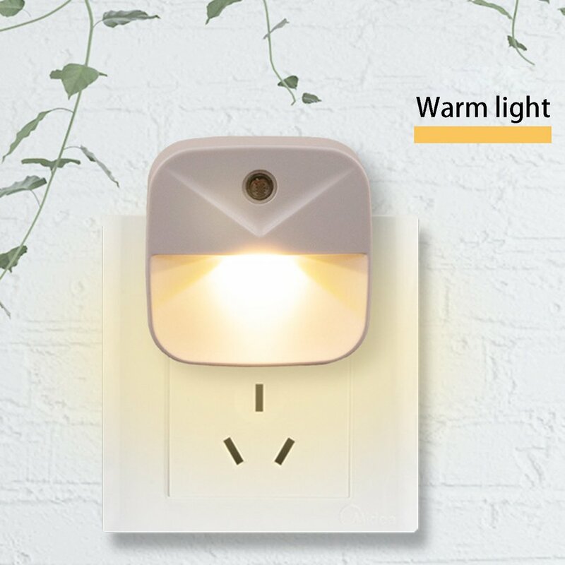 مصابيح ليلية ليد لاسلكية مع قابس أوروبي ، مصباح خزانة عاكس ، مصباح بجانب سرير الطفل ، غرفة نوم ، ممر ، إضاءة