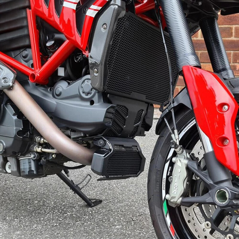 غطاء شبك لدراجة نارية Ducati Hypermotard 950 939 SP Hyperstrada 939 لخزان تبريد الزيت حامي المحرك