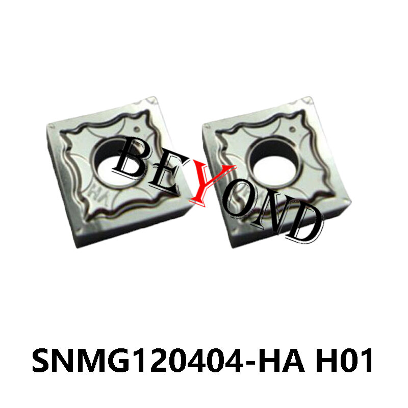 SNMG120404-HA H01 100% الأصلي كربيد إدراج SNMG 120404 10 قطعة/صندوق تحول أداة تجهيز الألومنيوم النحاس مخرطة باستخدام الحاسب الآلي
