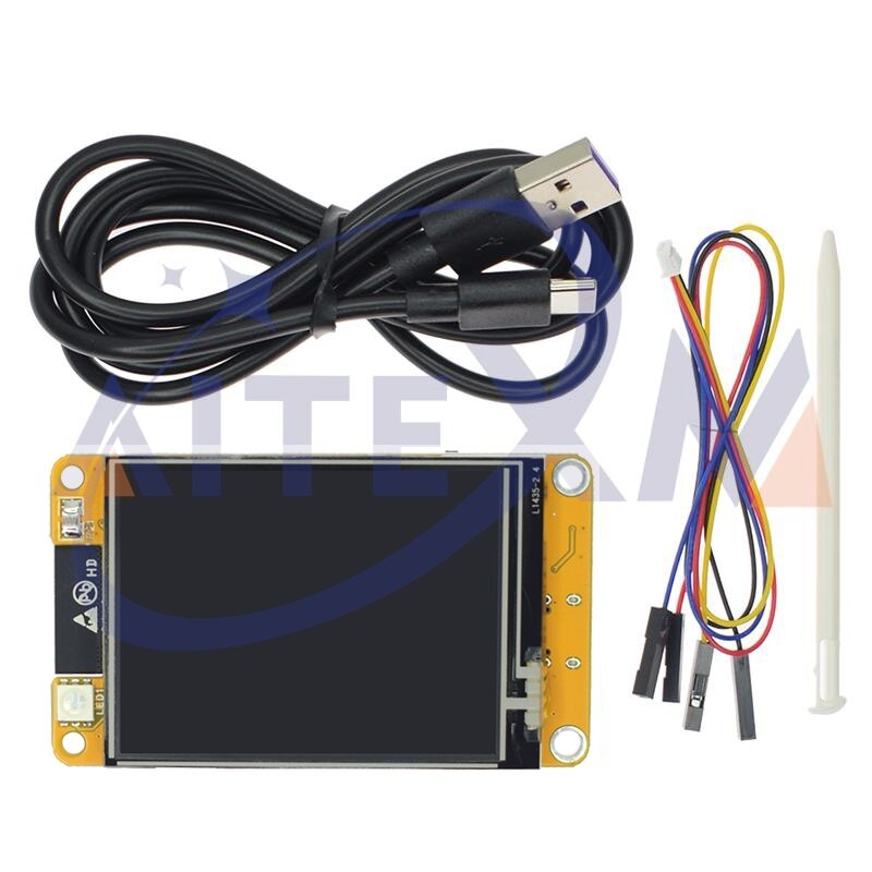 شاشة عرض ذكية من نوع ESP32 Arduino LVGL ، واي فاي وبلوتوث ، شاشة عرض ذكية ، وشاشة عرض TFT LCD مع WROOM تعمل باللمس