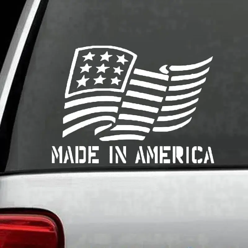 ملصق سيارة فينيل العلم الأمريكية ، شاحنة ، نافذة ، عضلات ، رسم فني ، شارات ديكور ، صنع في الفينيل ، 4x4