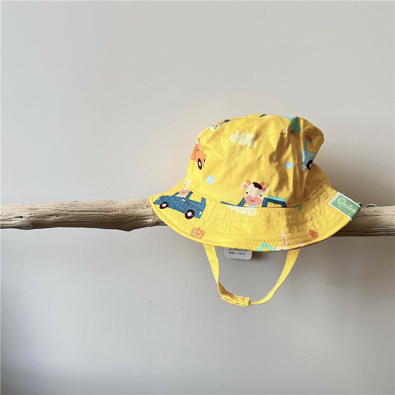 Baby Fisherman Hat Spring and Autumn Thin Section Sun Hat Outdoor Travel Beach Sun Protection Hat Four Seasons Universal Hat