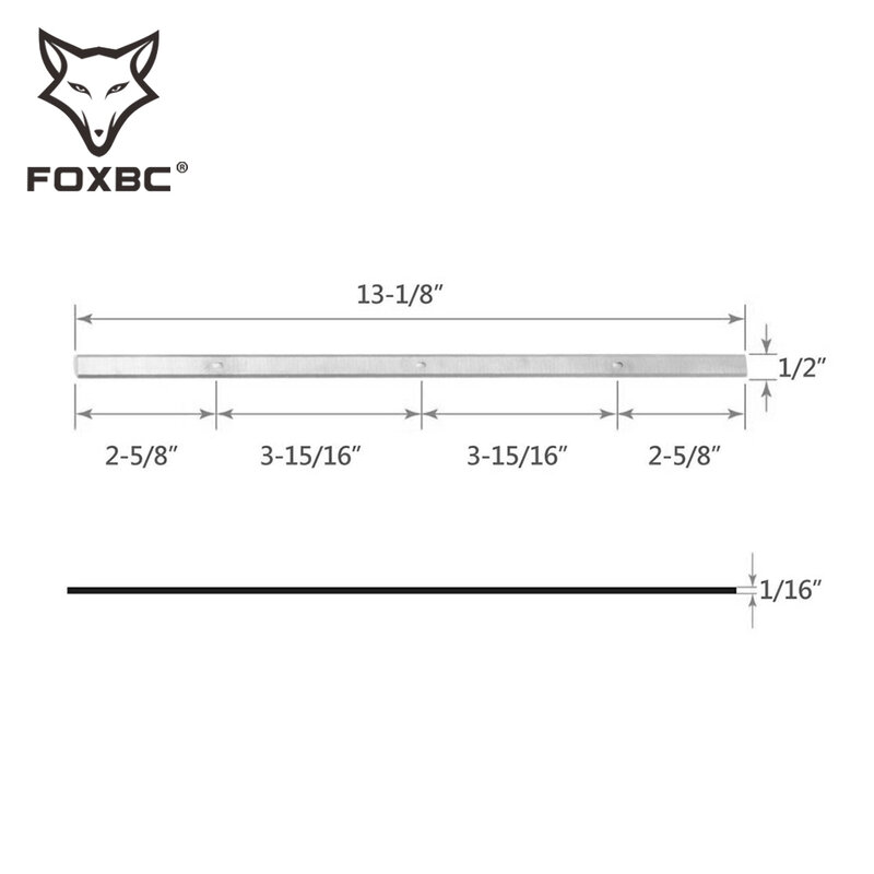 FOXBC 13 "332 مللي متر HSS سكين نصل تخطيط ل ميتابو dh 330 INTERSKOL أداة نجارة-مجموعة من 2