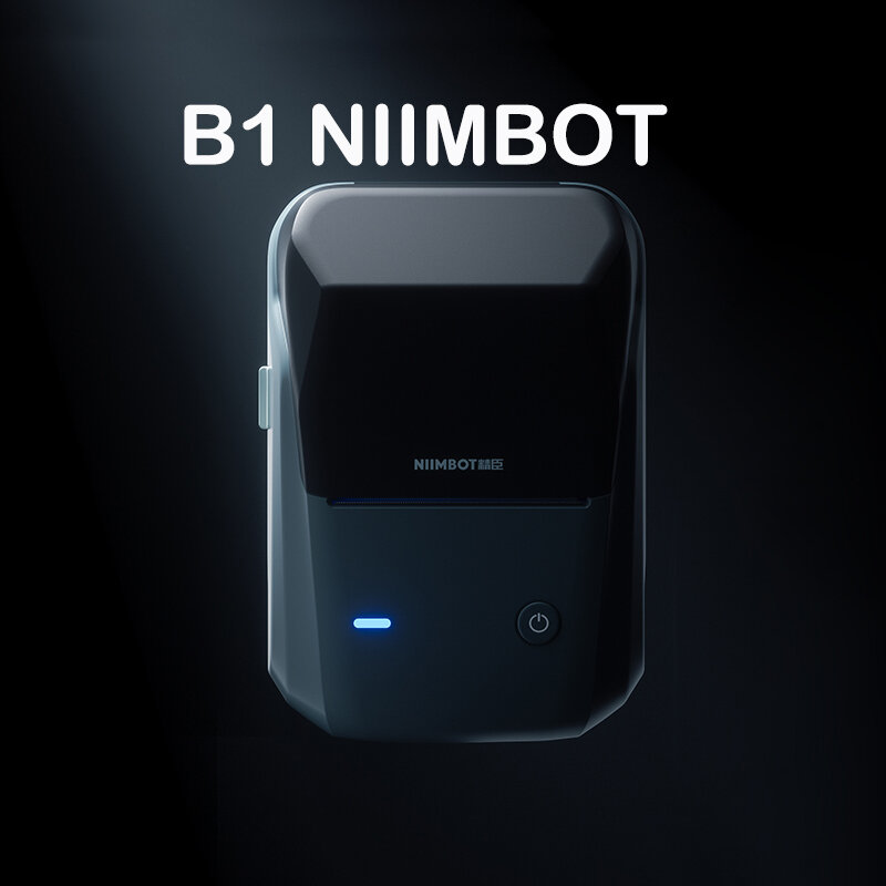 NiiMbot B1 كابل تسمية طابعة شبكة كابل التسمية المحمولة الصغيرة المحمولة بلوتوث ذاتية اللصق ماكينة تعريف الملصقات