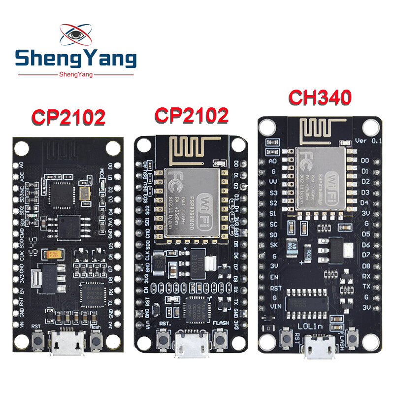 وحدة لاسلكية CH340 CH340G / CP2102 / CH9102X NodeMcu V3 V2 لوا واي فاي لوحة تطوير إنترنت الأشياء ل ESP8266 اردوينو