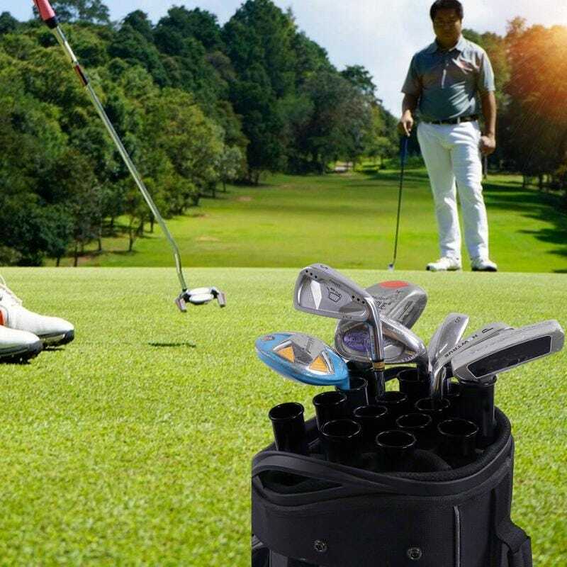 أنبوب حماية نادي الغولف البلاستيكي الأسود ، مقاومة للخدش ، الأكمام الواقية ، نوادي تدريب الغولف ، مناسبة لجميع نوادي الغولف
