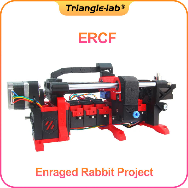 Trianglelab ترايدنت Mmu عدة لطابعة 3D ، Enrager أرنب الجزرة المغذية ، Ercf Ercp ، سهل Brd V1.1 ، مواد متعددة لباثق Voron