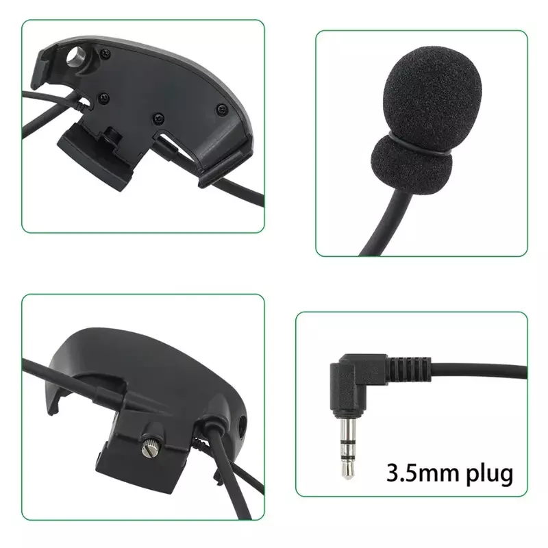 طقم ميكروفون لسماعة الرأس التكتيكية ، U94 كينوود PTT ، مناسب للأذنين الإلكترونية الرياضية ذات التأثير الخفي ، سماعة رأس للتصوير