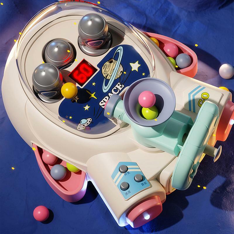 آلة الكرة والدبابيس للأطفال ، على شكل سفينة الفضاء ، نموذج اللغز ، مجموعات البناء ، وتعلم العواطف ، والعمل اللعب ، DIY بها بنفسك