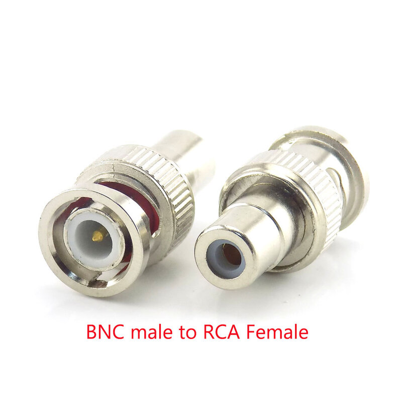 محول BNC من أنثى إلى ذكر RCA ، موصل أنثى BNC ، قابس لنظام كاميرا CCTV ، 2: 5: 10