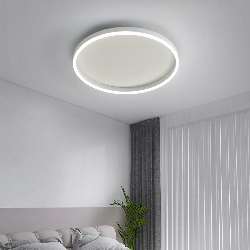 مصباح سقف حلقي LED للممر ، ثريا حديثة ، ممر ، شرفة ، سلالم ، بهو ، غرفة نوم ، تركيبات إضاءة داخلية ، لمعان